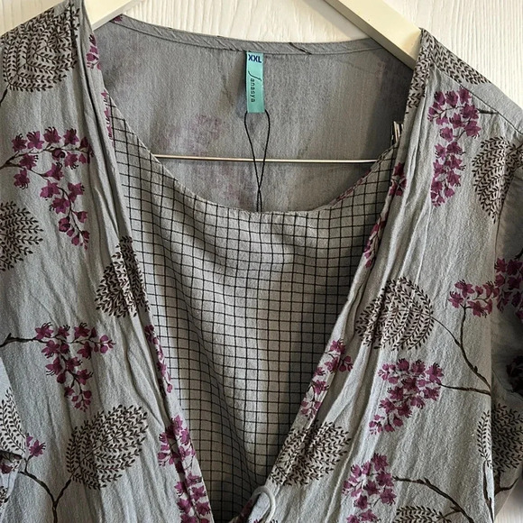 Fanasya mock wrap dress. EUC - Picture 2 of 10